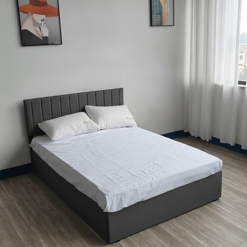 Upholstered ottoman bed frame - bed,